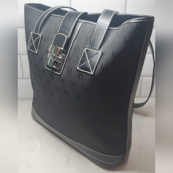 Dooney & Bourke Handbags - Dooney & Bourke Monogram Canvas Tote - Excellent Condition